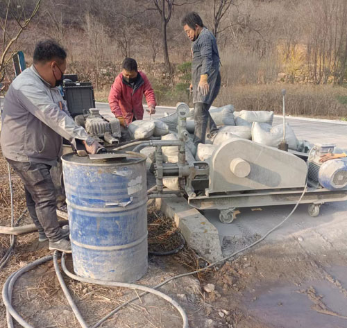 博山路面下沉注浆